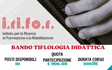 Bando Tiflologia Didattica