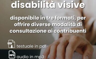 Guida fiscale per persone con disabilità visive